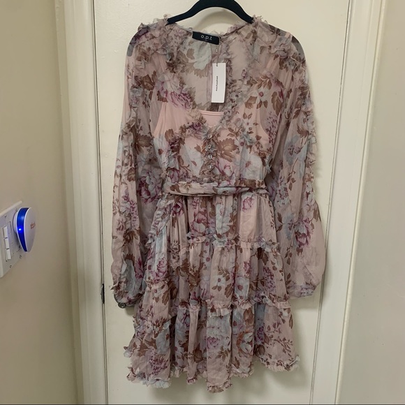 Anthropologie O.P.T Bohemian Floral Dress, Anthropologie Dress, Mini Dress - Picture 1 of 14